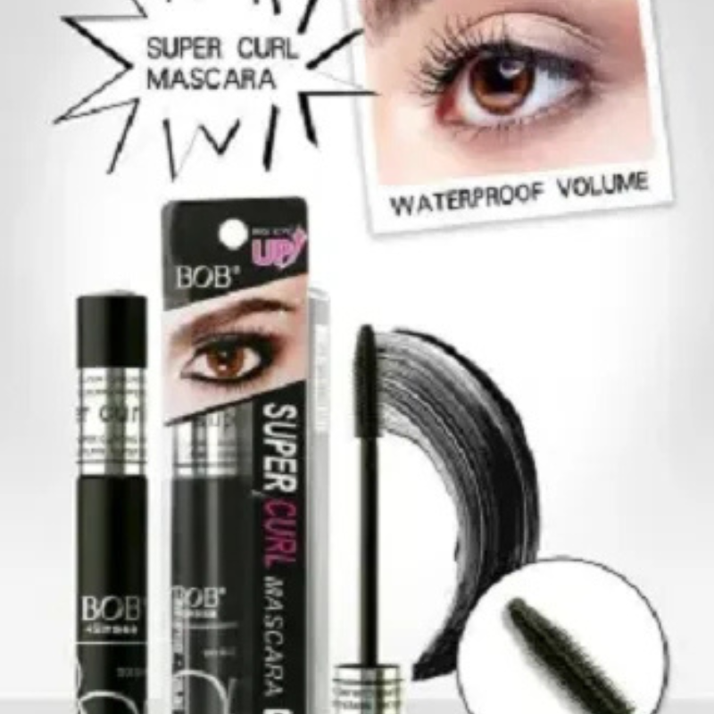 BOB Super Girl High Quality Waterproof Mascara - Long Lasting Volume & Curl | Black