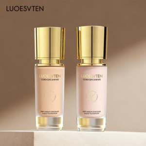 LUCESVTEN Keep Makeup Concealer Liquid Foundation - Long Lasting Translucent Matte Finish with Cordyceps Sinensis